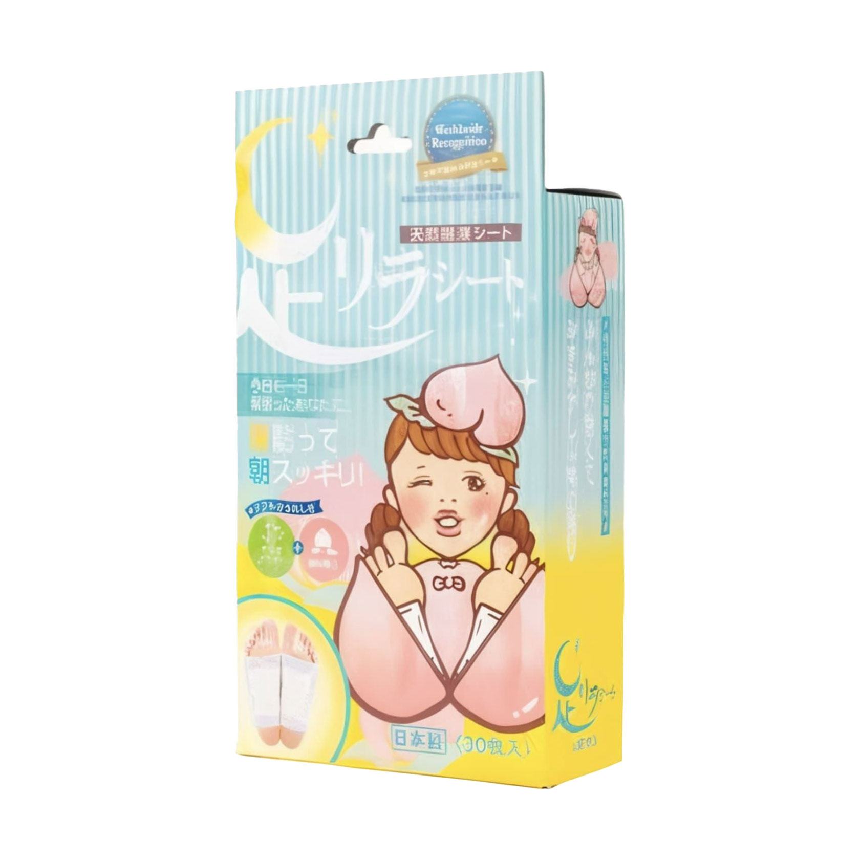 Детокс-пластирі для ніг Megumi Foot Relax Sheet Персик, 30 шт