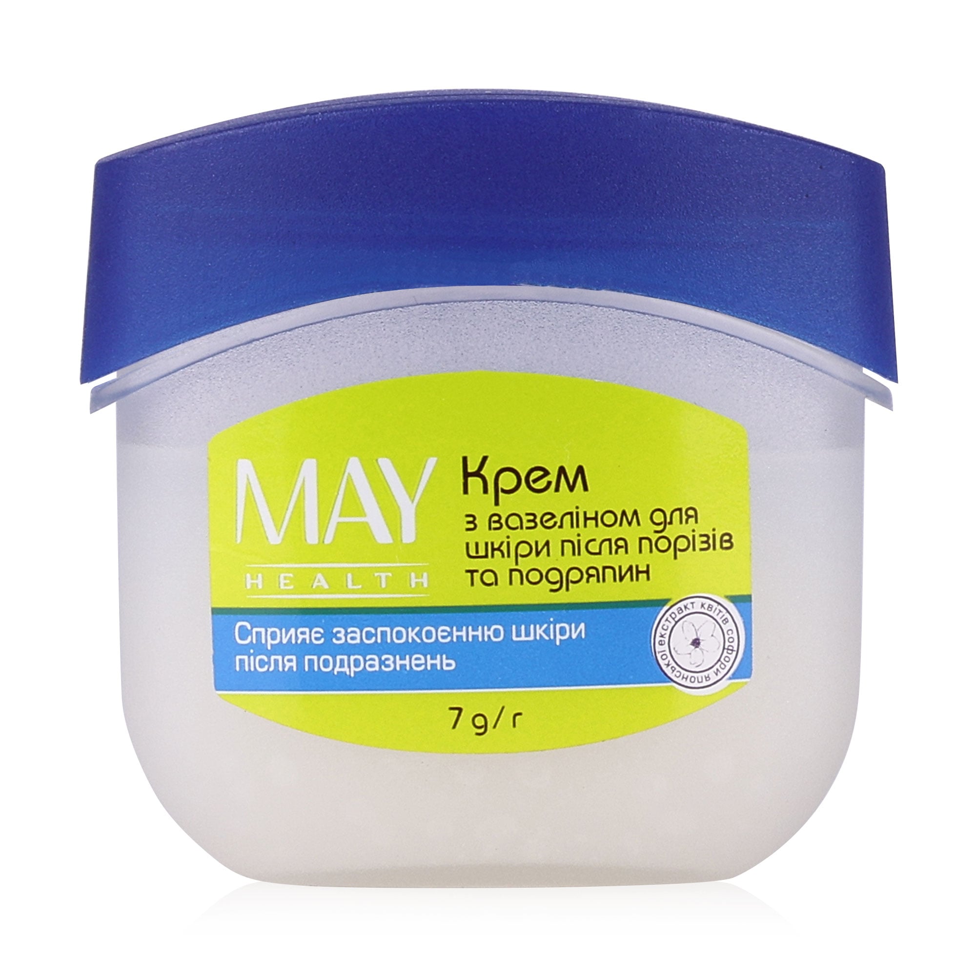 Крем для шкіри MAY Health з вазеліном після порізів та подряпин, 7 г